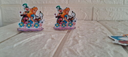 Lembrancinha Aniversario Alice no País das Maravilh 45 Itens