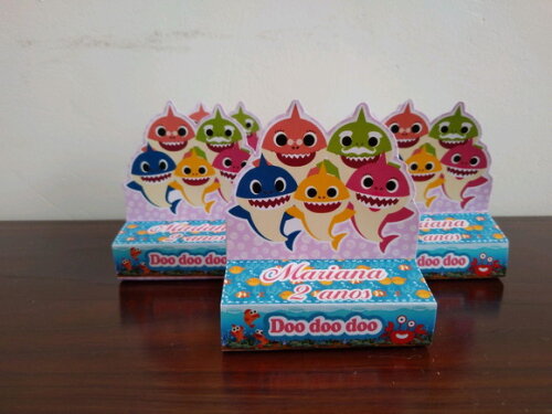 Lembrancinha Aniversário Baby Shark Rosa Kit Festa Completa
