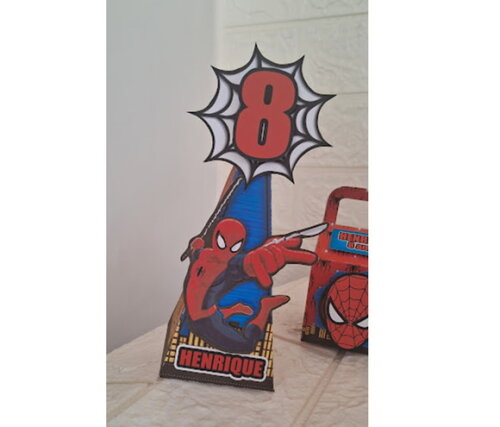 Lembrancinha de Aniversário Homem Aranha Kit Festa