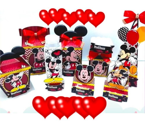 Lembrancinha de Aniversário Mickey