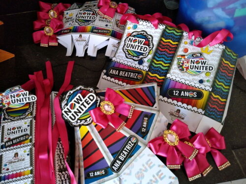 Lembrancinha de Aniversário Now United Kit Festa