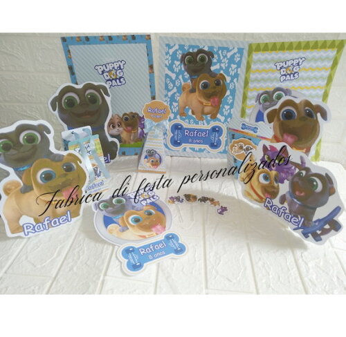 Lembrancinha de Aniversário Puppy Dog Pals Kit Festa