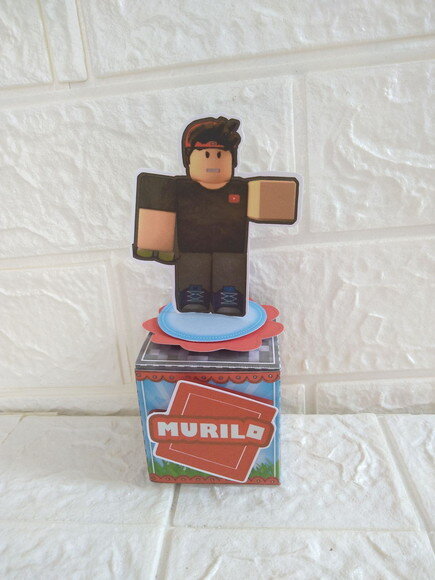 Lembrancinha de Aniversario Roblox Kit Festa Caixinhas