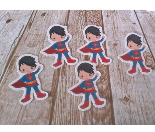 Lembrancinha de Aniversário Super Homem Superman 60 Itens