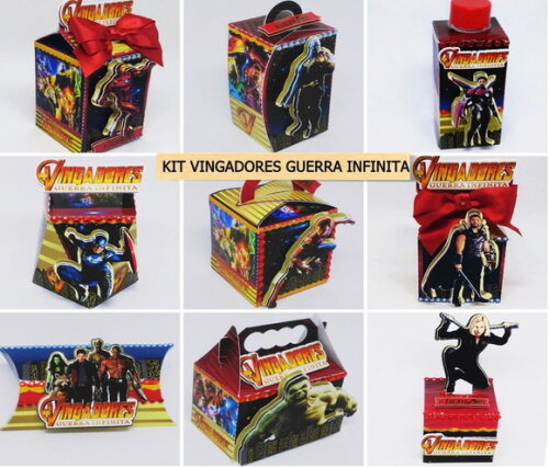 Lembrancinha de Aniversario Vingadores