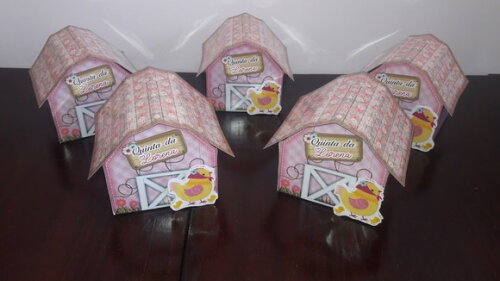 Lembrancinha Personalizada Fazendinha Celeiro
