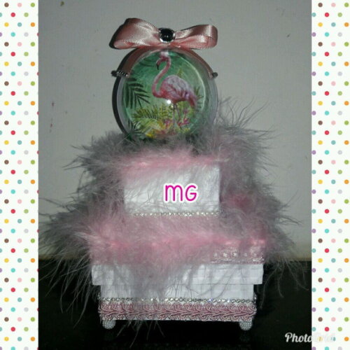 Lembrancinha Personalizada Luxo Flamingo Aniversário Festa