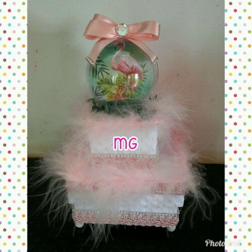 Lembrancinha Personalizada Luxo Flamingo Aniversário Festa