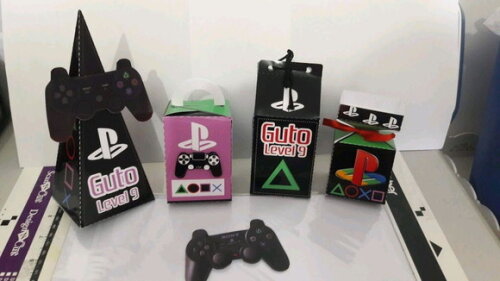 Lembrancinha Playstation Video Game Kit Festa de Aniversário
