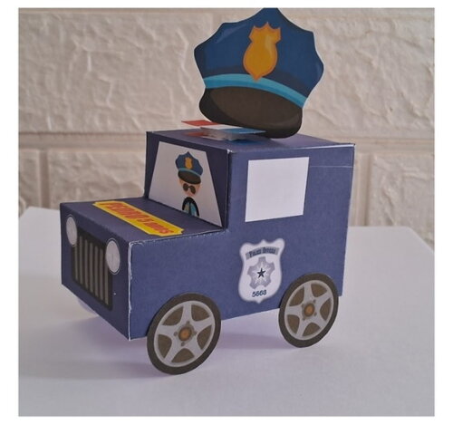 Lembrancinha Personalizados Policia Policial 20 Caixas Festa