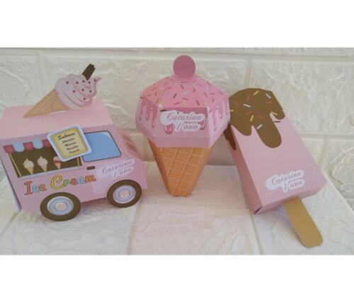 Lembrancinha Sorveteria Casquinha de Sorvete Aniversário