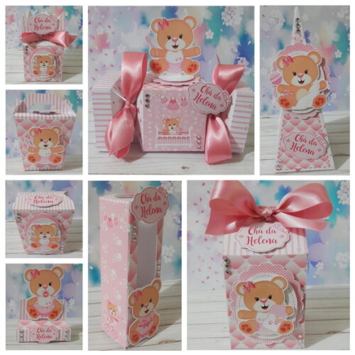 Lembrancinha Ursinha Rosa