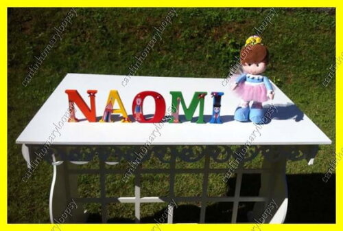 Letras em MDF personalizadas O Circo