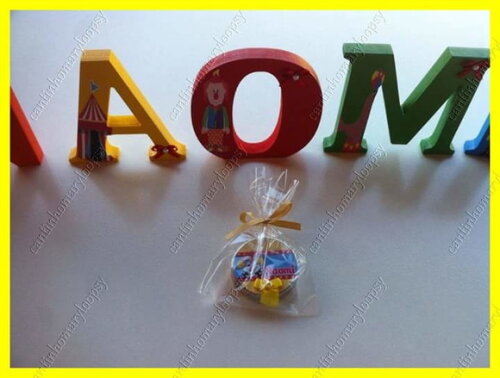 Letras em MDF personalizadas O Circo