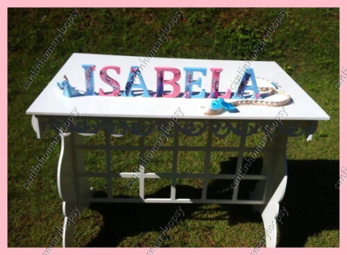 Letras em mdf personalizadas tema Frozen