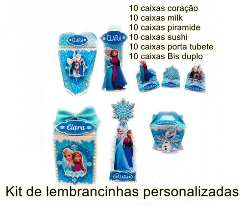 Personalizados Frozen Lembrancinha de Aniversário Festa