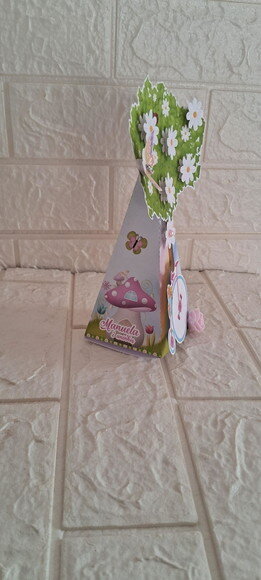 Personalizados Jardim Encantado Lembrancinha Caixa Piramide