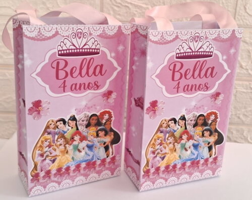 Sacolinha Surpresa das Princesas Aniversário Festa 15 un