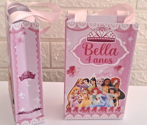 Sacolinha Surpresa das Princesas Aniversário Festa 15 un