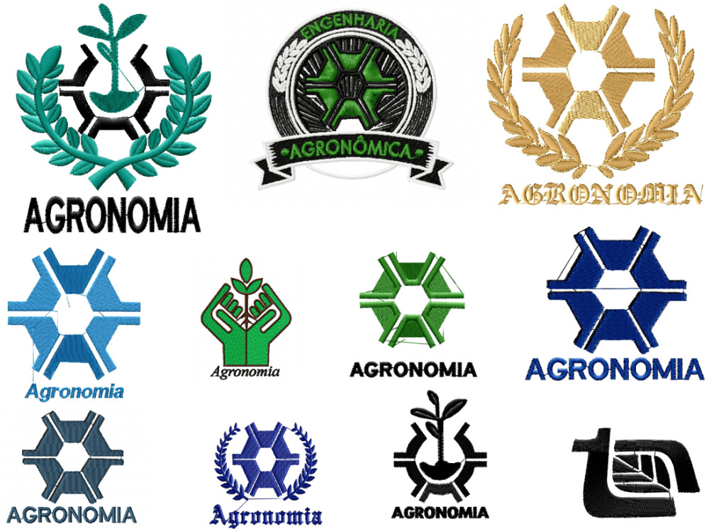 Matriz de bordado 11 Matrizes de Agronomia 3