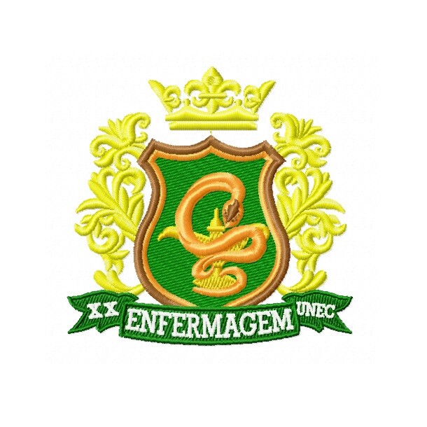 Matriz De Bordado Brasão De Enfermagem Ref 5