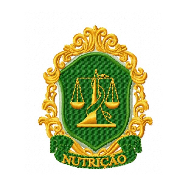 Matriz De Bordado Brasão Nutrição Ref 4