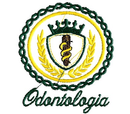 Matriz de Bordado brasão Odontologia ref 12