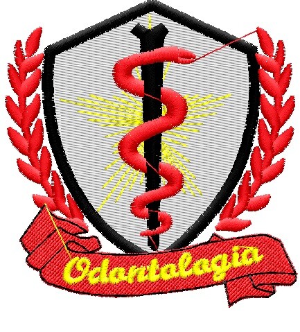Matriz de Bordado brasão Odontologia ref 9