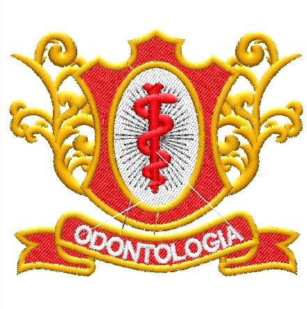Matriz de Bordado brasão Odontologia ref 8
