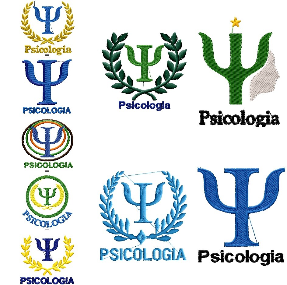 09 Matrizes De Bordado Psicologia Símbolo Ref 1