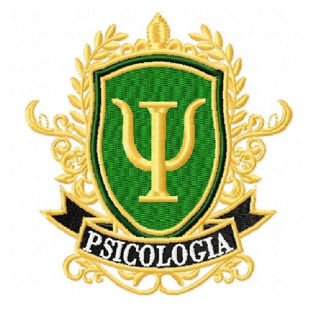 Matriz De Bordado Brasão Psicologia Ref 6