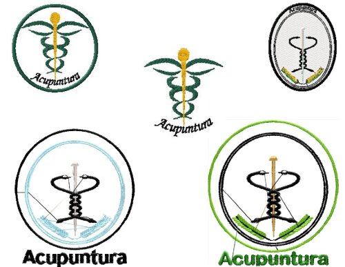 Matriz de bordado Acupuntura 1