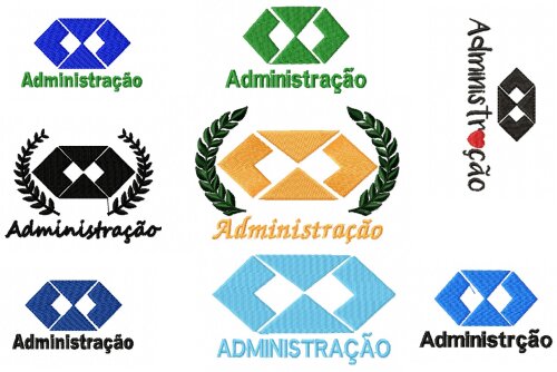 Matriz de bordado Administração 2