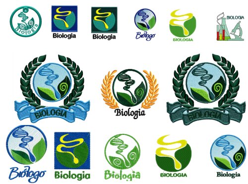 Matriz de Bordado Biologia 14 matrizes 2