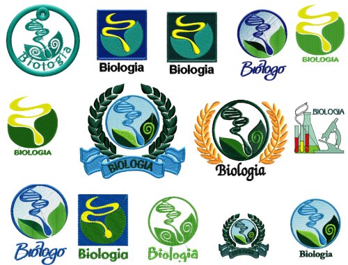 Matriz de Bordado Biologia 14 matrizes 3