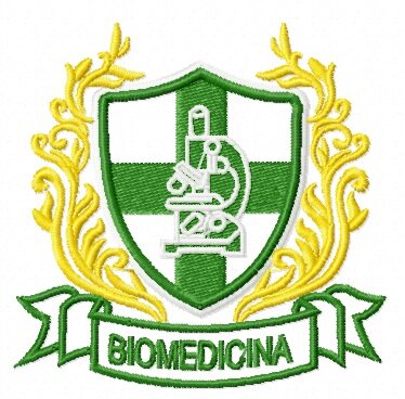 Matriz De Bordado Biomedicina Brasão Ref 11
