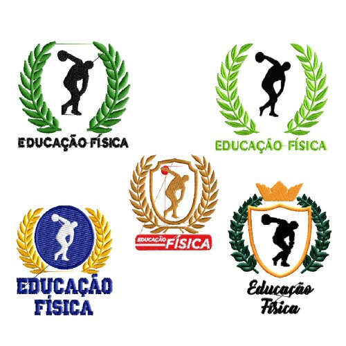 Matriz De Bordado 5 Matrizes Educação Fisica