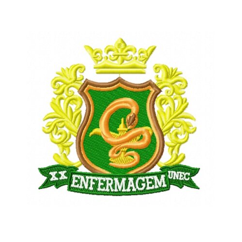 Matriz De Bordado Brasão De Enfermagem Ref 5