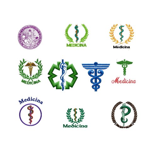Matriz De Bordado Medicina 10 Matrizes
