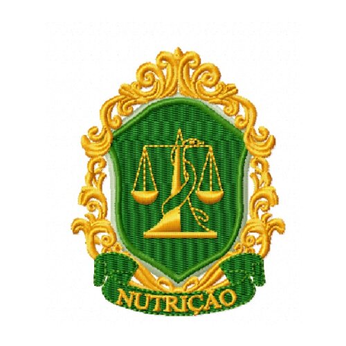 Matriz De Bordado Brasão Nutrição Ref 4