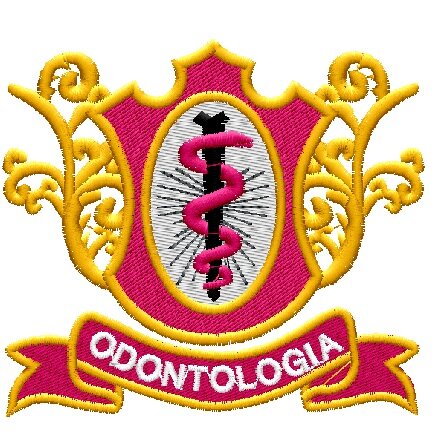 Matriz de Bordado brasão Odontologia ref 14
