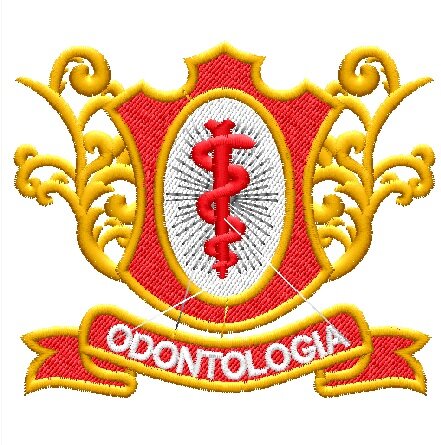 Matriz de Bordado brasão Odontologia ref 8