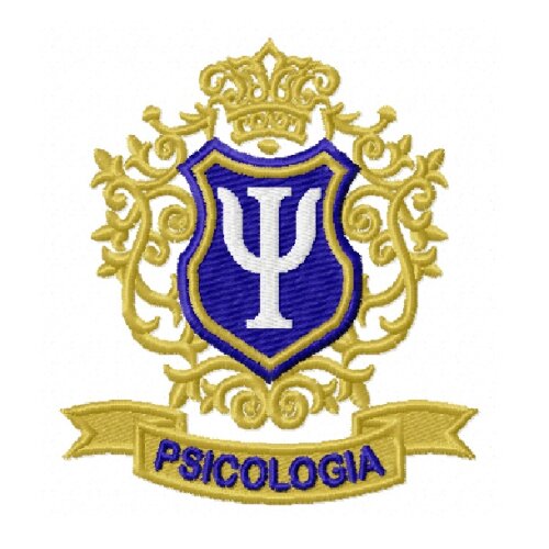 Matriz De Bordado Brasão Psicologia Ref 2