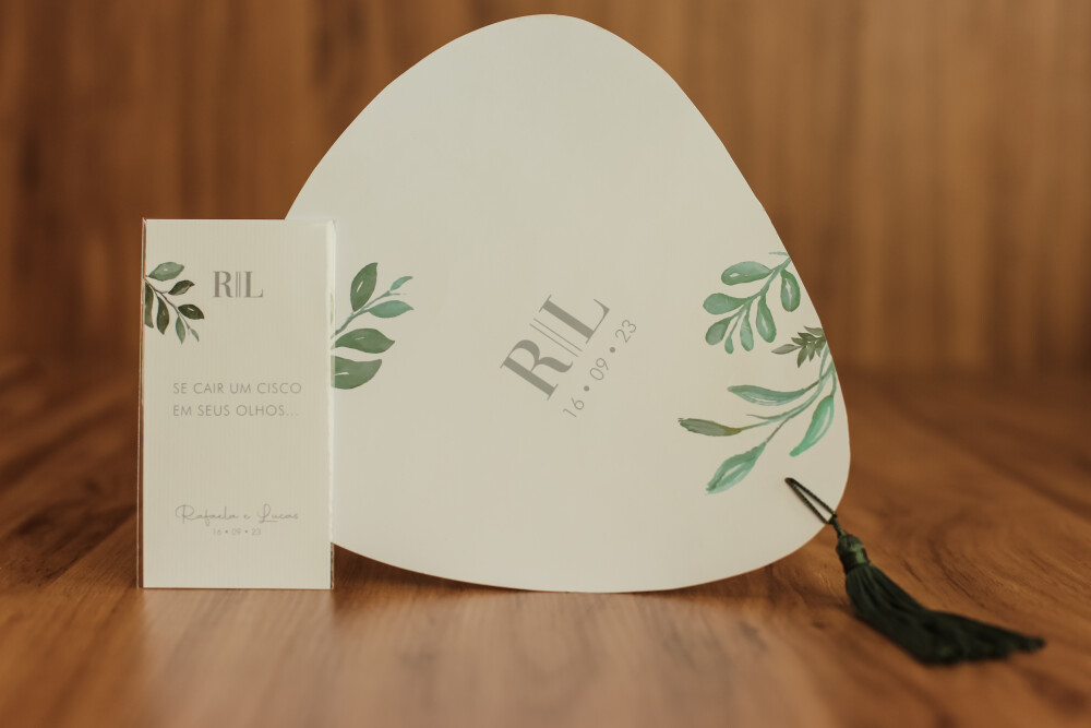 Kit Leque com Pingente + Lágrimas de Alegria