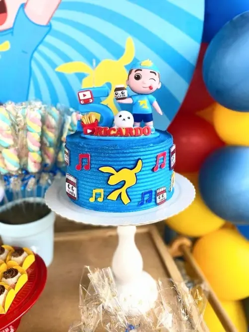 Topo de Bolo Personalizado para Festa Infantil