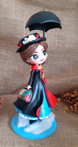 Boneca Mary poppins em biscuit