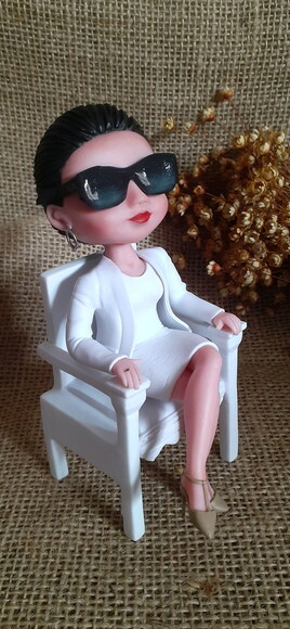 Boneca personalizada de biscuit