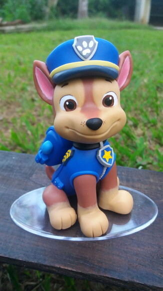 Topo de Bolo Personalizado patrulha canina | Vela de Aniversário