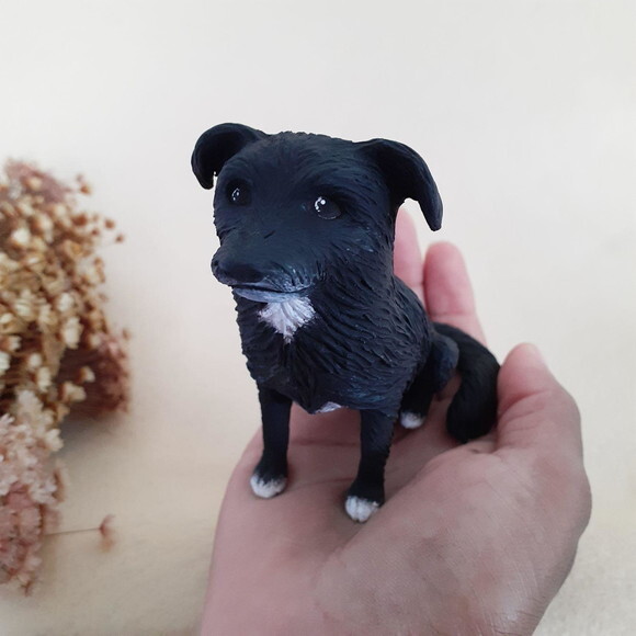 Miniatura de Cachorro Srd em Biscuit