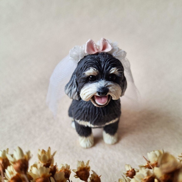 Miniatura Pet para Bolo de Casamento